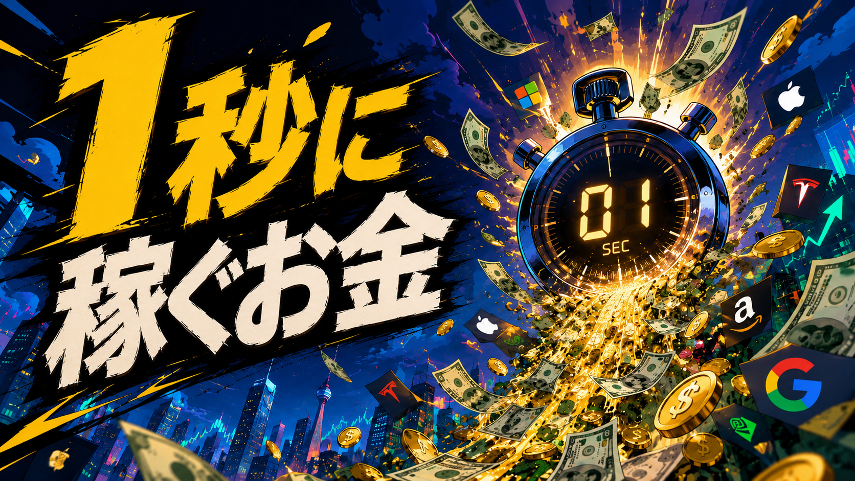 1秒に稼ぐお金