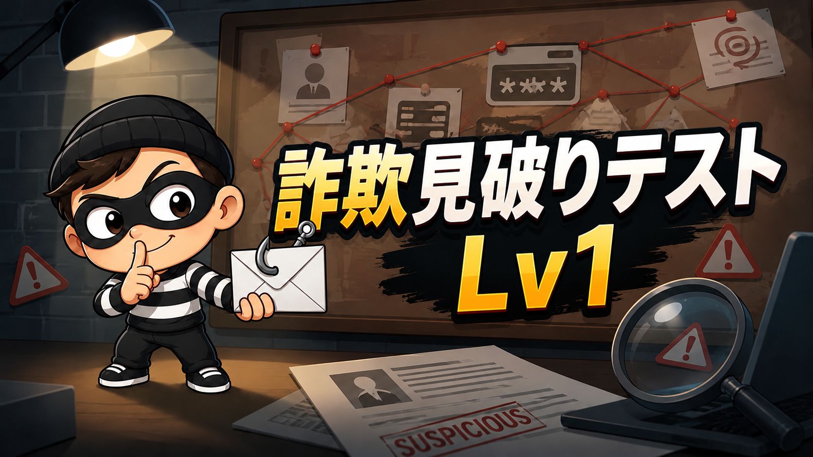 詐欺見破りテスト Lv1