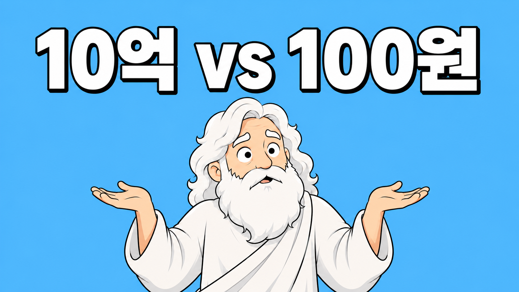 10억 vs 100원