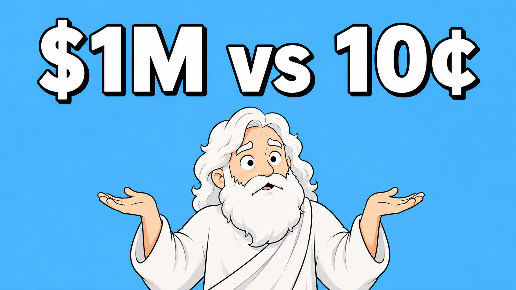 $1M vs 10¢